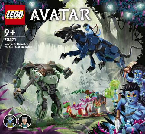 Lego - Avatar 2 - 75571 - Neytiri Et Le Thanator Vs Quaritch Dans L'exosquelette
